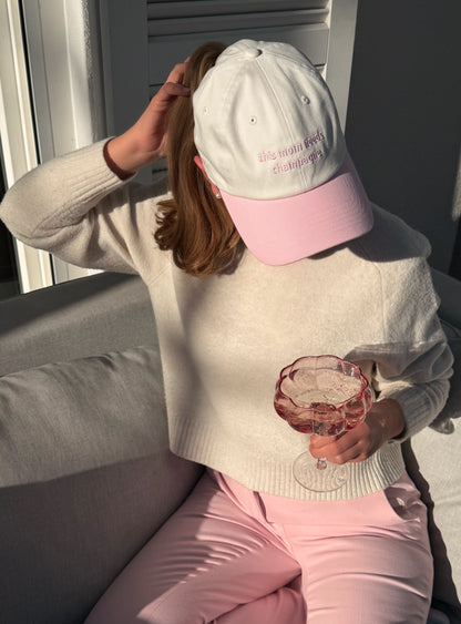 this mom cap - champagne